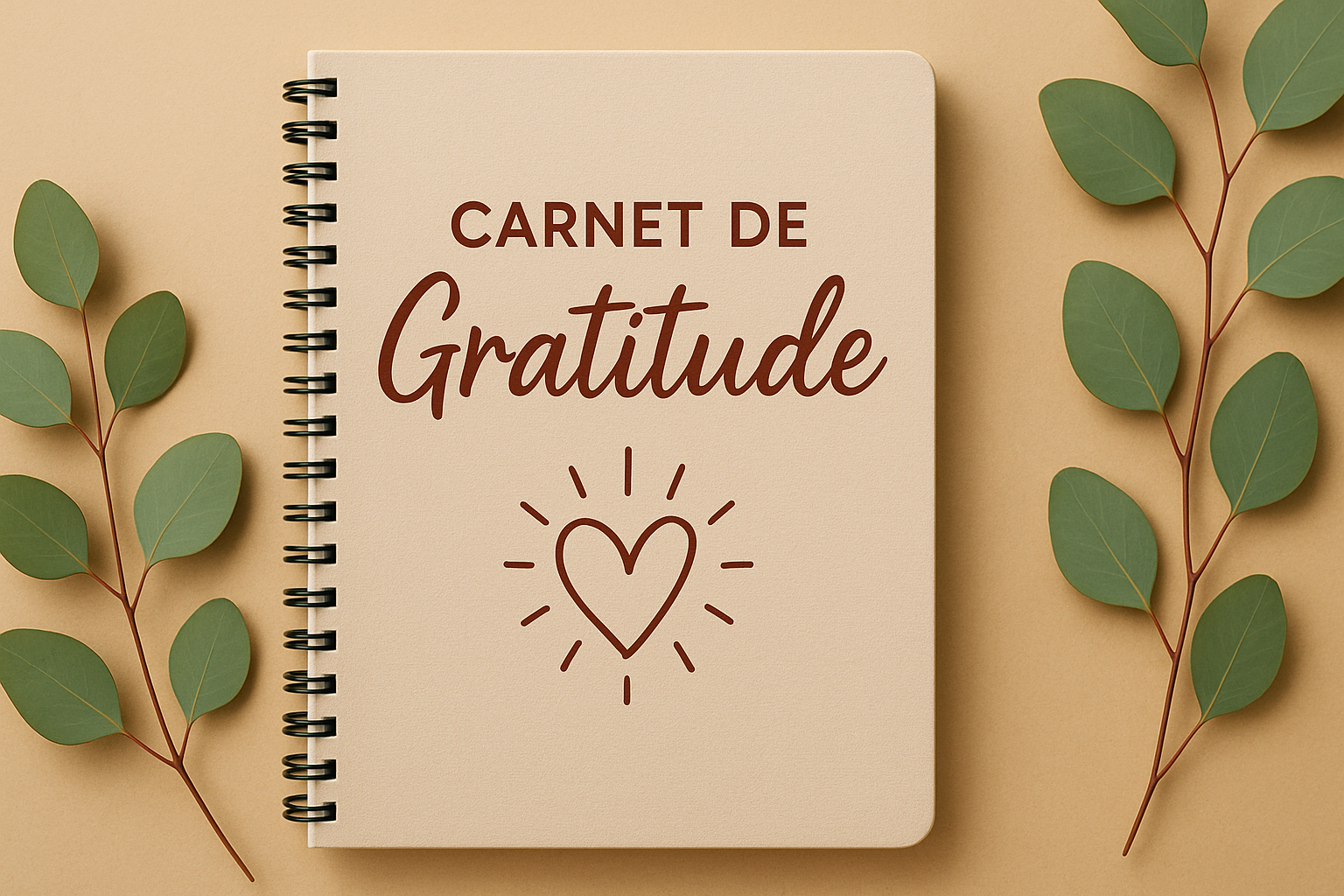 Carnet de gratitude pour cultiver un moral positif