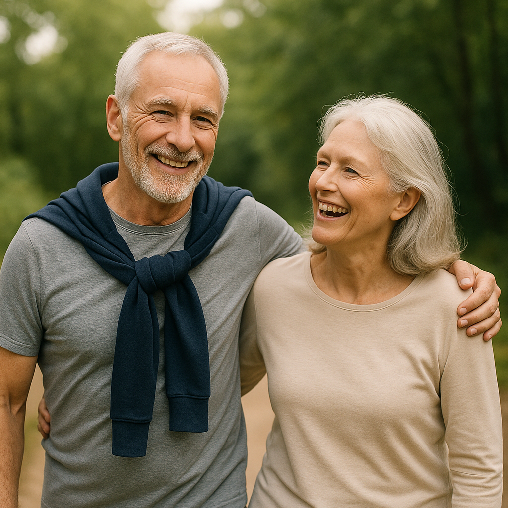 Serge et Amandine, créateurs du site Retraite en Forme