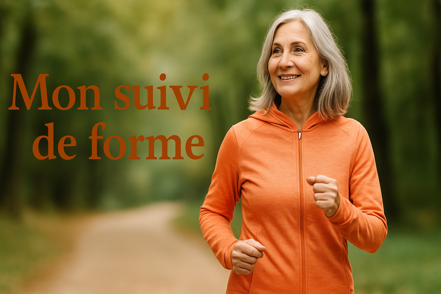 Senior actif ou senior en mouvement prenant soin de sa forme