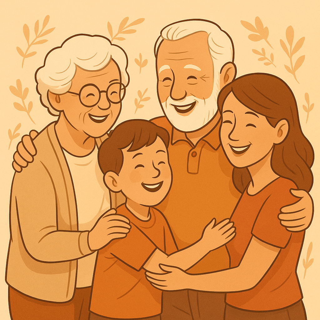 Seniors souriants cultivant un esprit positif et une bonne énergie