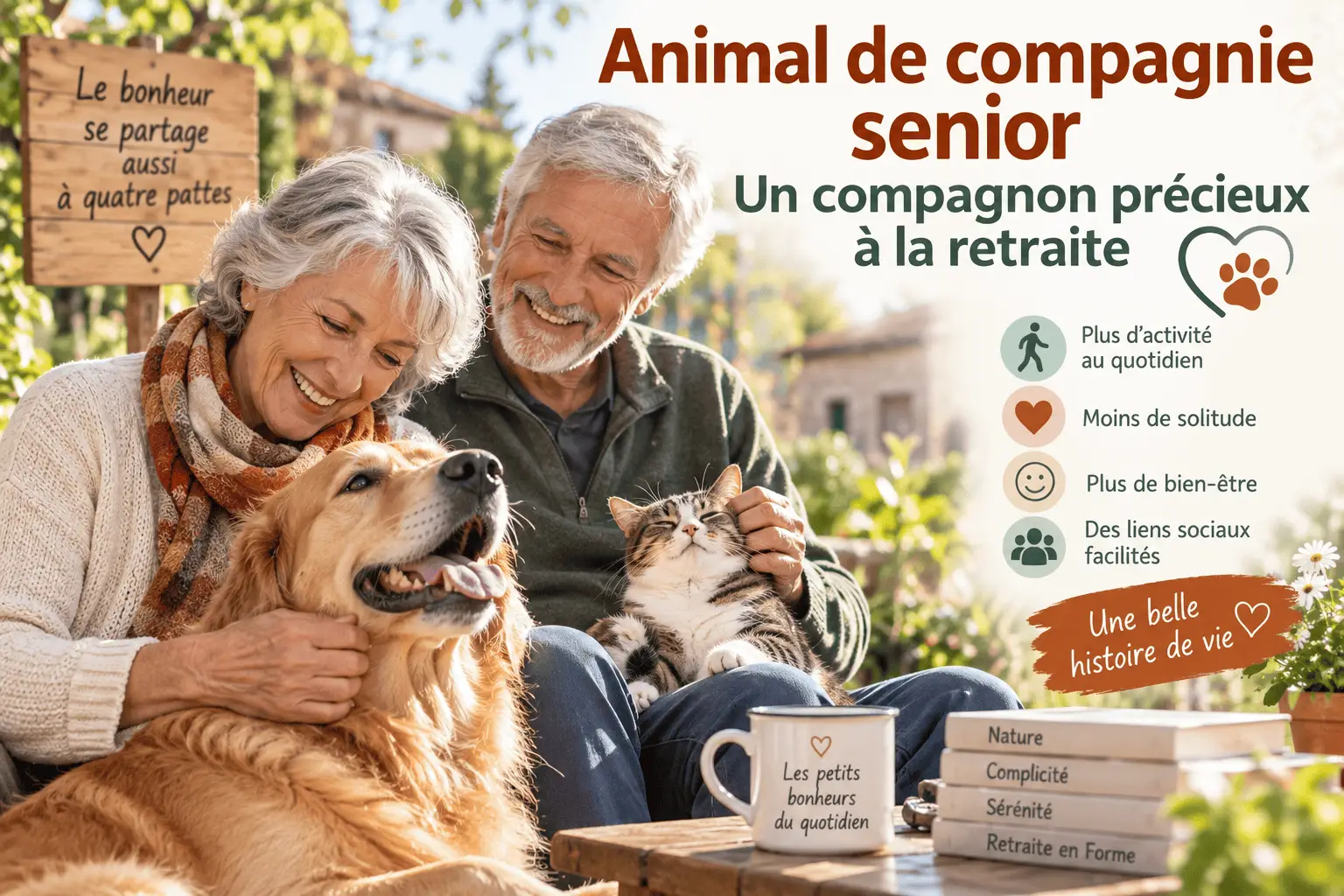 Bienvenue sur le blog retraite en forme pour préparer votre retraite ! 11 Animal de compagnie senior et bien-être à la retraite